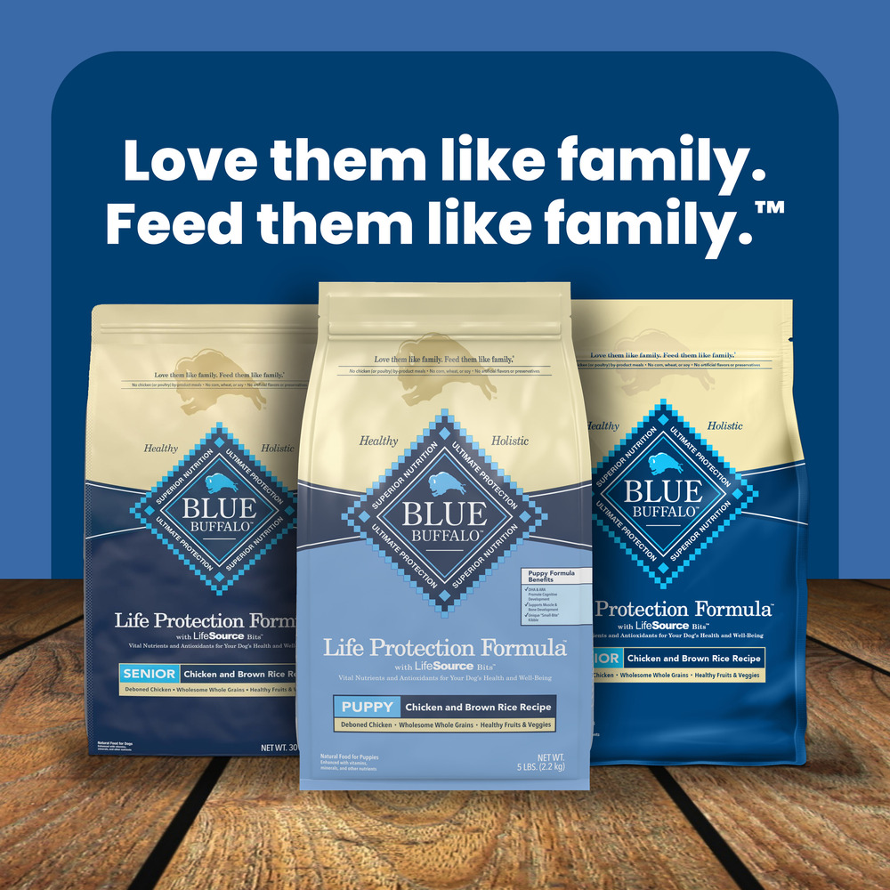 Blue Buffalo BLUE Life Protection Formula Natural Puppy Dry Dog Food Chicken and Brown Rice