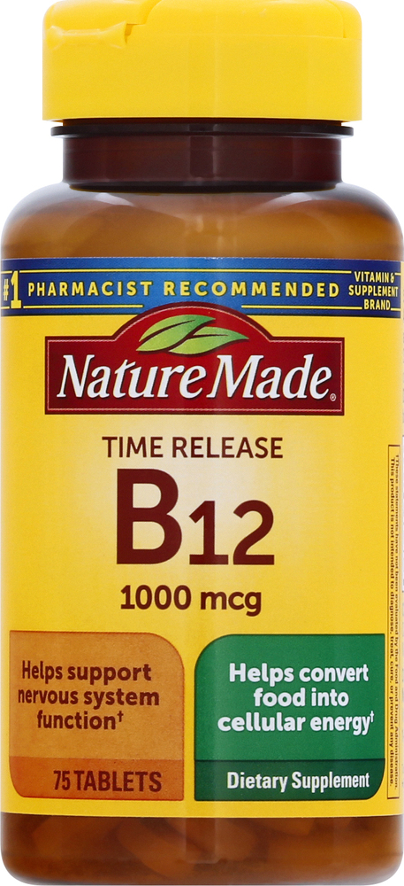 Nature Made Time Release 1000 mcg Vitamin B12-Ecom