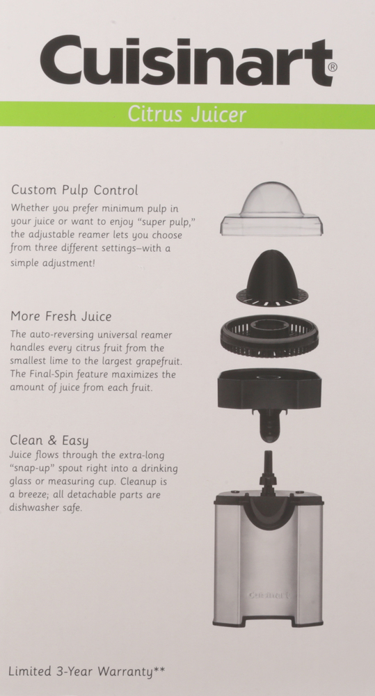 Cuisinart pulp control citrus juicer shop